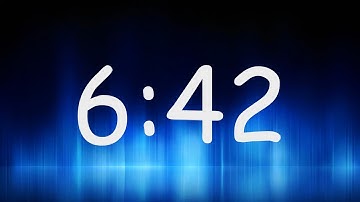 6:42 Minutes Timer / Countdown from 6min 42sec