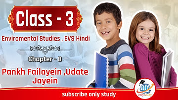 Pankh Failayein, Udate Jayein | Chapter 8 Class 3rd Environmental studies, E.V.S Hindi | Only Study