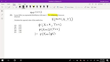 SOA Exam P Question 321 | Expected Value of an exponential Distribution