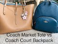 WIMB Coach Market Tote vs. Coach Court Backpack!