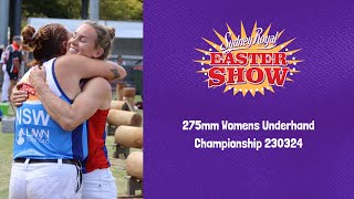 275mm Womens Underhand Championship 230324 | March 23 | 2024