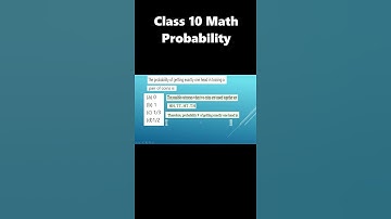 Two coins are tossed together. What is the probability of getting exactly one head?#shorts