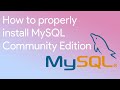 How to properly install MySQL on Windows 11/10/7/8.1 | MySQL Installation