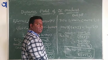 Dynamic Model of DC Machines | Prof. Rahul I Jadav (Dept. of EE) | Video Lecture Series