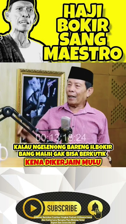 BANG MALIH GAK BISA BERKUTIK APES TERUS KALO SAMA HAJI BOKIR #shorts #rhomairama #malih #podcast