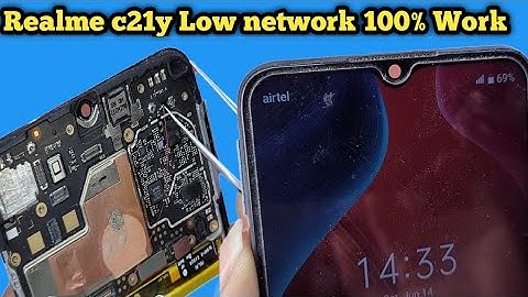 REALME C21Y LOW NETWORK PROBLEM 100% SOLUTION
