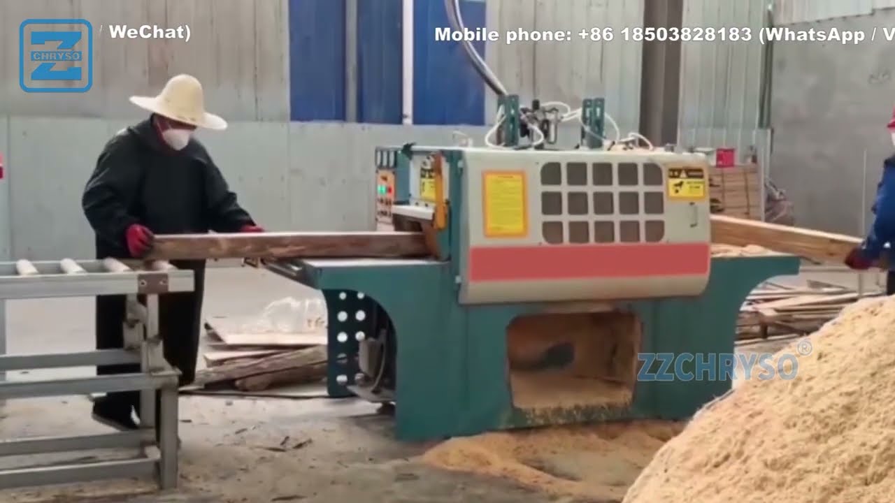 Round wood log multi rip saw machine for sale