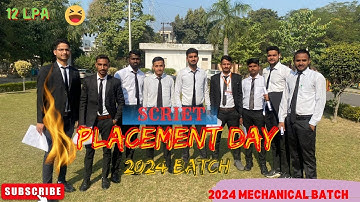 Campus Placement day 2024 || SCRIET || CCSU || PLACEMENT IN SCRIET