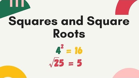 SQUARES AND SQUARE ROOTS | CASE STUDY | MATHEMATICS | SNS INSTITUTIONS 