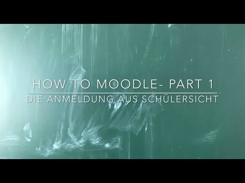Moodle-die Anmeldung aus