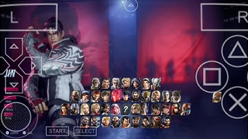 SELECT CHARACTERS SCREEN | NEW TEKKEN 8 NEXTGEN SELENA ISO 2025 | MODS BY YED | Tekken 6 BR | ppsspp