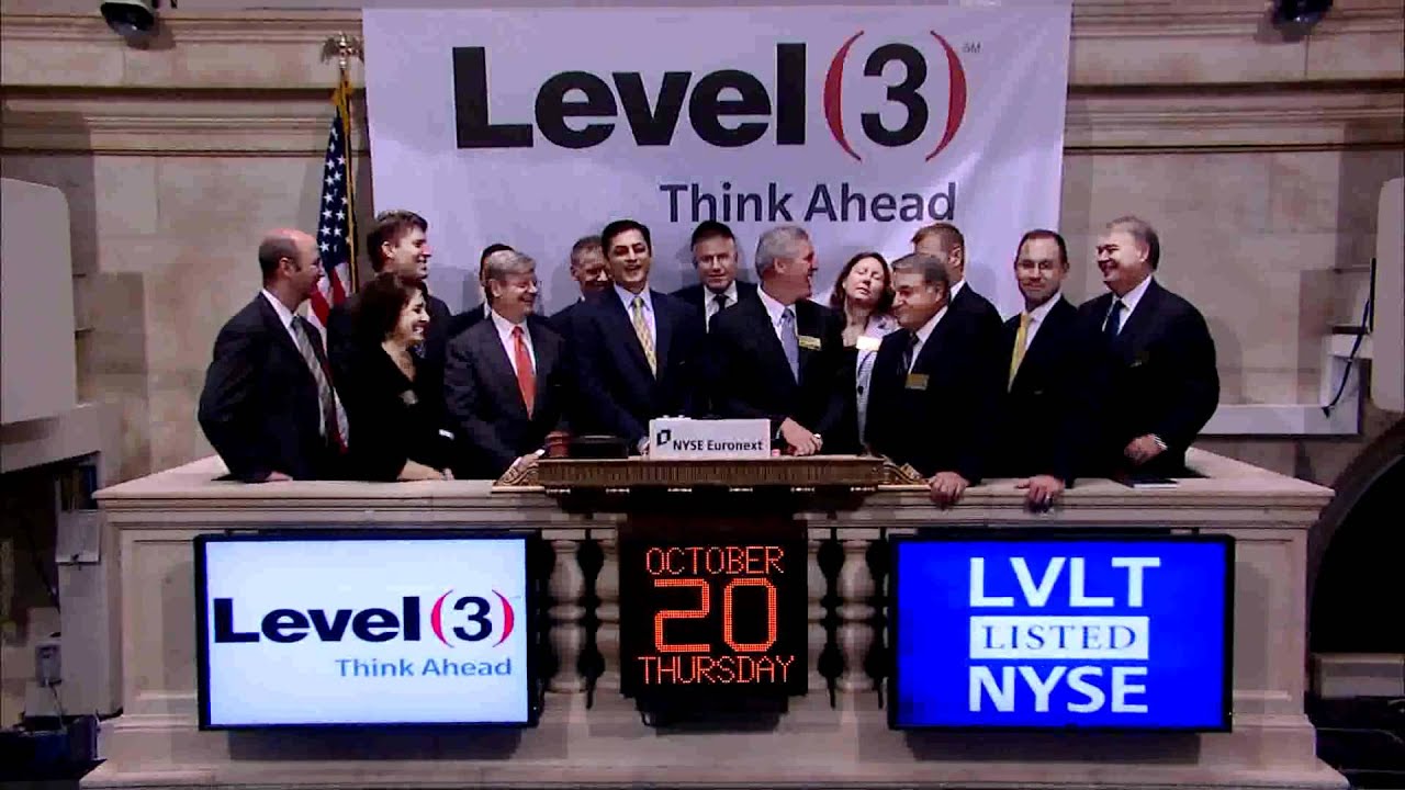 20 october 2011 level 3 communications rings the nyse level3 communications
