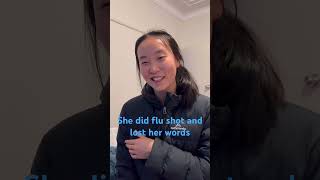 She just did flu shot and told me this