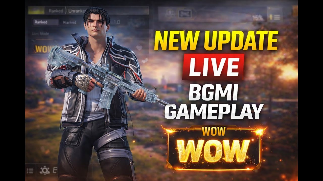 BGMI New Update WOW Mode Live Gameplay | Custom Maps & Action 🎮