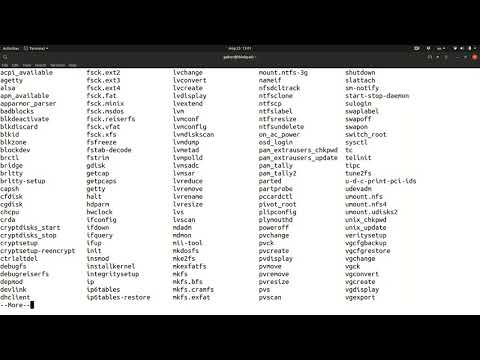 Linux tab completion of ls