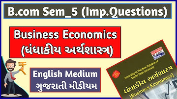 Economics Imp B.com Sem_5 November 2023 GU Exam | Economics Imp Questions B.com Sem-5 Nov. 2023 Exam