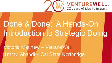 Part 1 - Done & Done: A Hands On Introduction to Strategic Doing