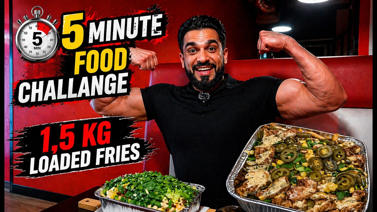 1,5 KG LOADED FRIES IN 5 MINUTES | FOOD CHALLANGE - YouTube