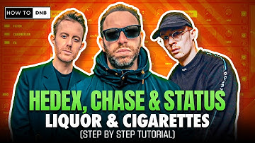 STEP BY STEP TUTORIAL: Hedex & Chase & Status - Liquor and Cigarettes - Serum & Ableton DNB Tutorial