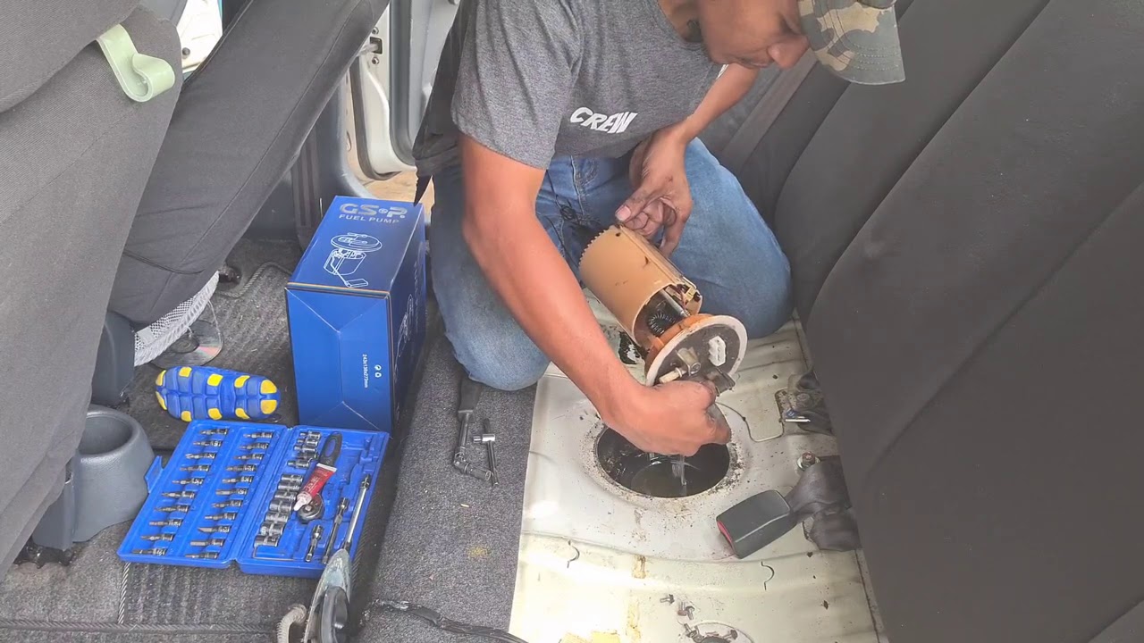 kereta lemau lampu check light keluar?? code P0171 cara tukar fuel pump