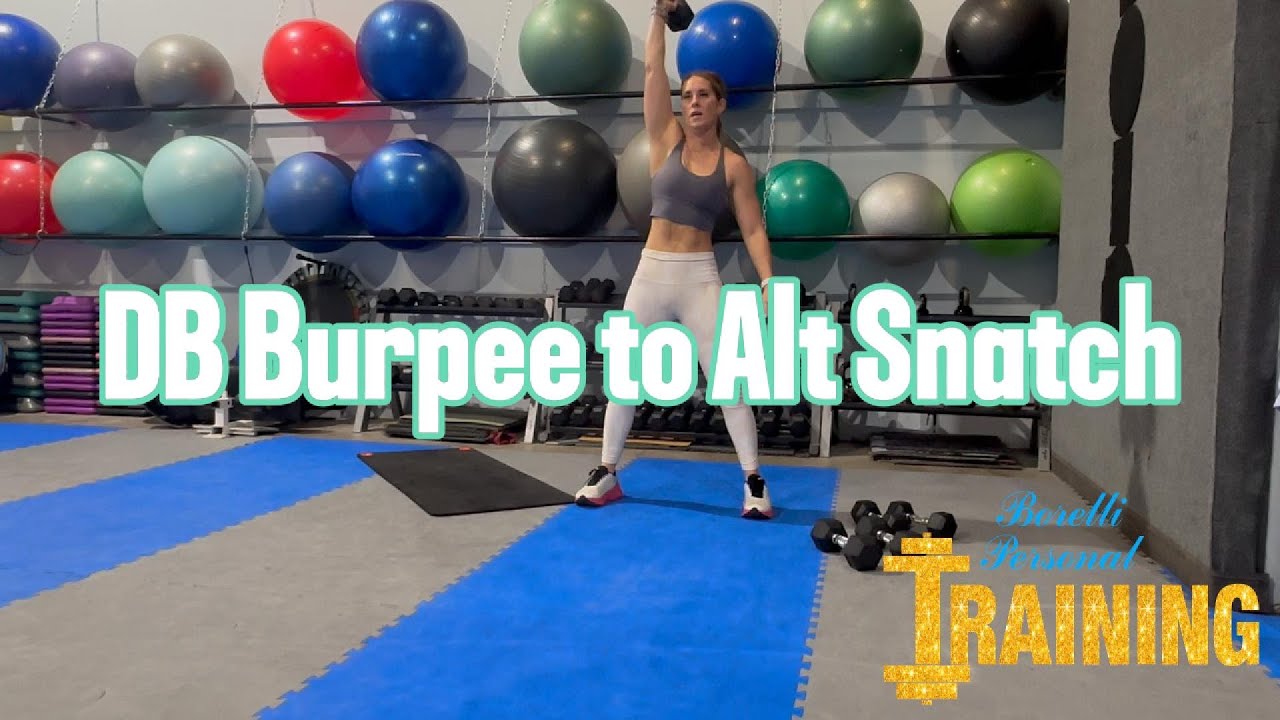 DB Burpee to Alt Snatch - YouTube