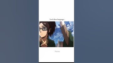 Thumbnail of Levi's love language #fypviralシ #fyp #anime #aot #attackontitanedit #levi #leviackerman #views