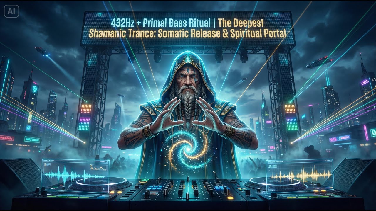 432Hz + Primal Bass Ritual | The Deepest Shamanic Trance: Somatic Release & Spiritual Portal