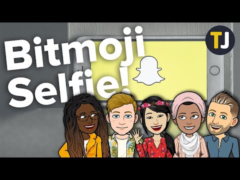 Changing Your Bitmoji Selfie And Post In Snapchat!