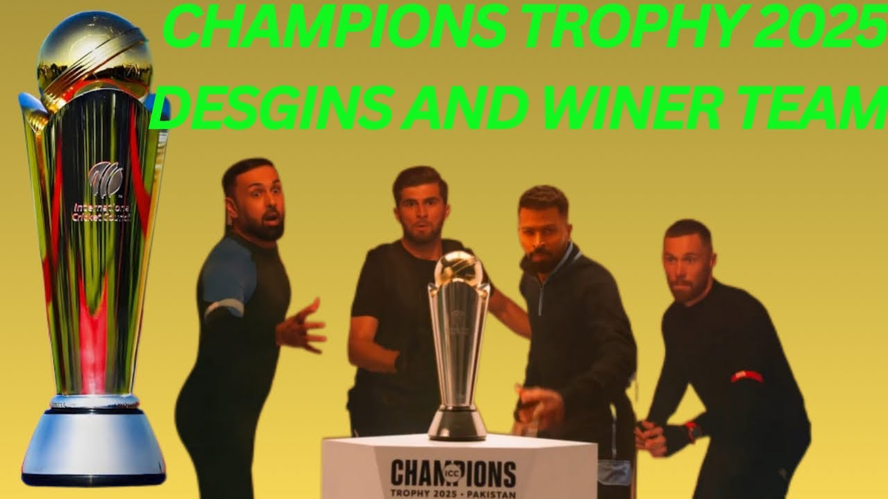 Champions Trophy 2025: The Designs Explained #cricket - YouTube