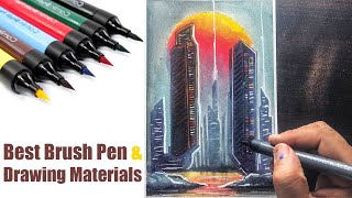 Best Art Materials for Beginners - Brush Pen | Best Brush Pen for Beginners