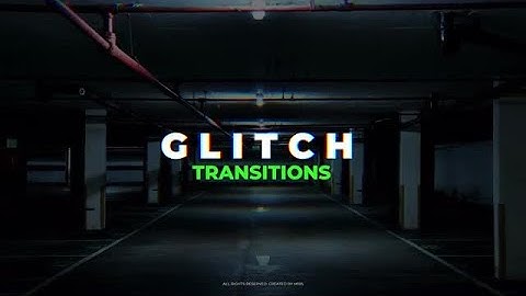 Glitch Transitions Premiere Pro Presets