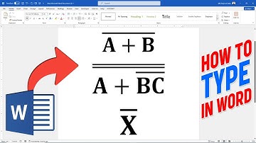 How to Type Logical Equations, Boolean Expression using Word