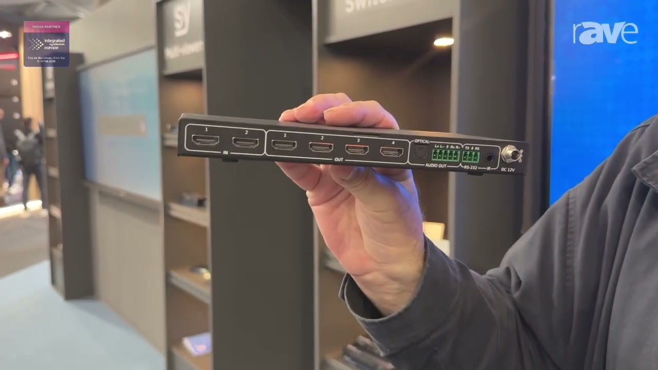 ISE 2026: SY Electronics Shows HDA24A-48G 2×4 Switcher Splitter