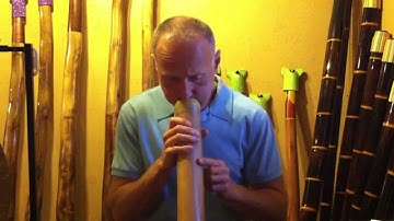 How to play the  didgeridoo. lesson # 6 The diaphragm push