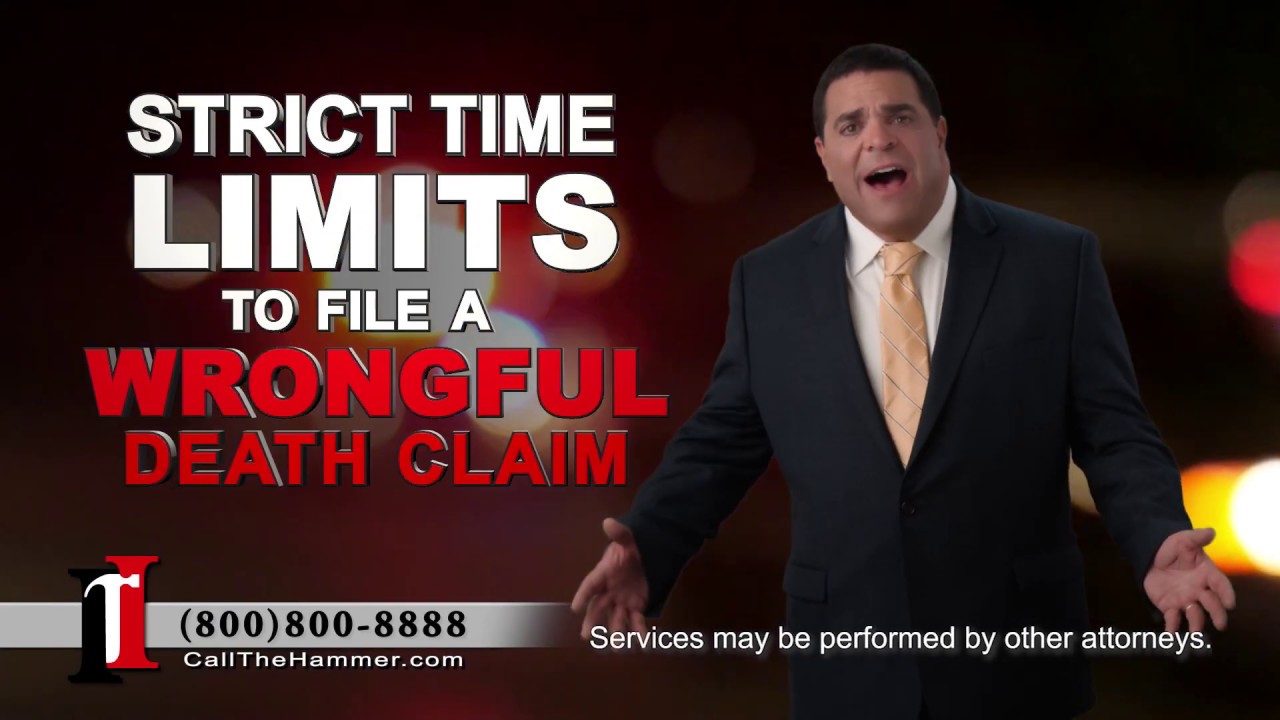 Wrongful Death Lawyer Kentucky Call The Hammer 30 Commercial YouTube