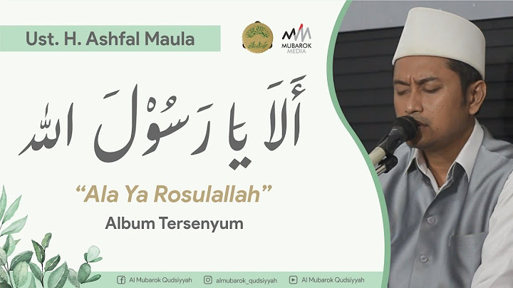 ALA YA ROSULALLAH.. TERSYAHDU OLEH PELANTUN ASLINYA, GUS APANK