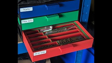 Gridfinity drawers system case.