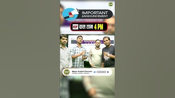 AFCAT/ACC के बच्चों के लिए बड़ा Update ! | Big News for AFCAT/ACC Students | Join Live #mkc #shorts