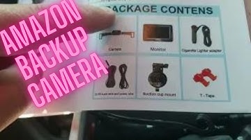 $50 Amazon Back Up Camera Unboxing and Install | LEEKOOLUU