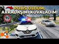 POLİS OLDUM, ARKADAŞIMI KOVALADIM! (Civic ile Kaçmayı Denedi...) | BeamNG.drive Online