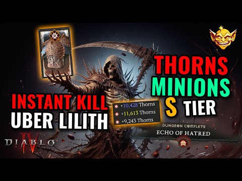 Thorns Minions Are Broken - Diablo 4 Necromancer Build Guide Season 4