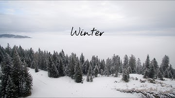 Beautiful winter landscape! DJI Phantom 3 in 4K!