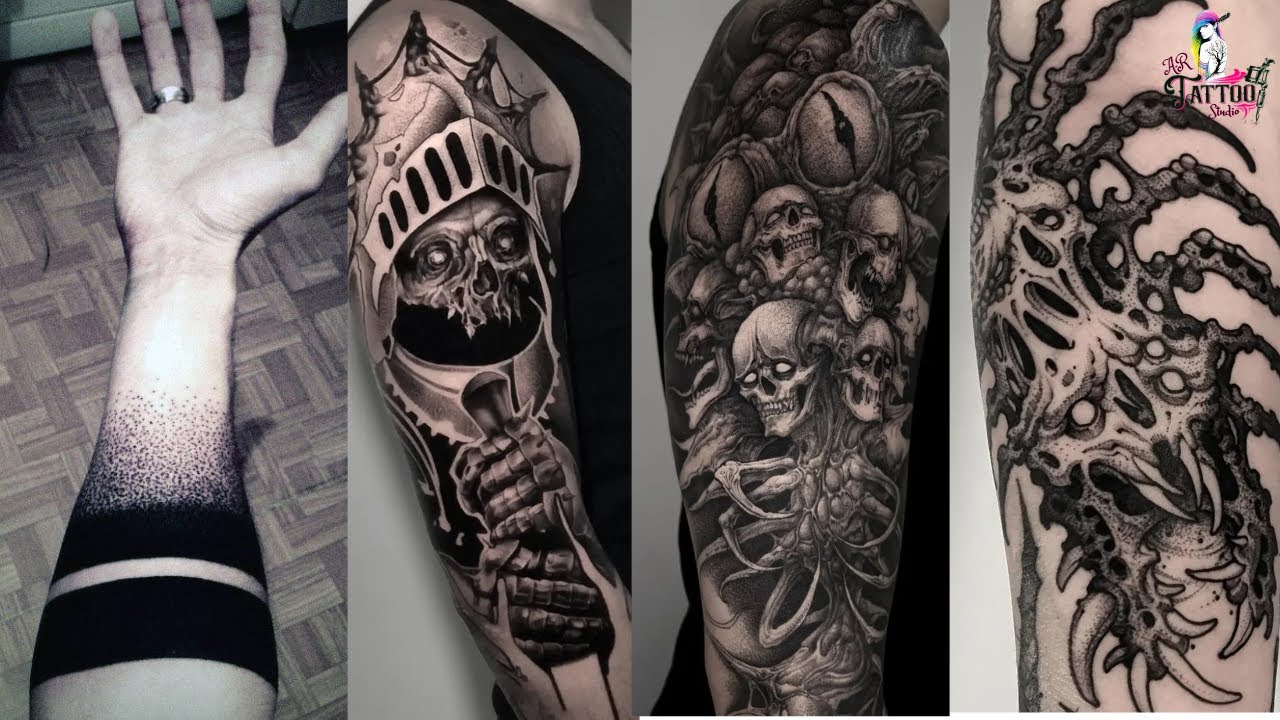 Blackwork Tattoo Designs 2025 | Detailed Blackwork Tattoo Ideas for Men ...