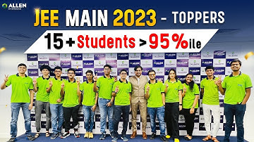Meet the JEE Main Toppers 2023 from ALLEN Overseas | JEE Mains 2023 Result (Session 1) 🔥 #jee #allen