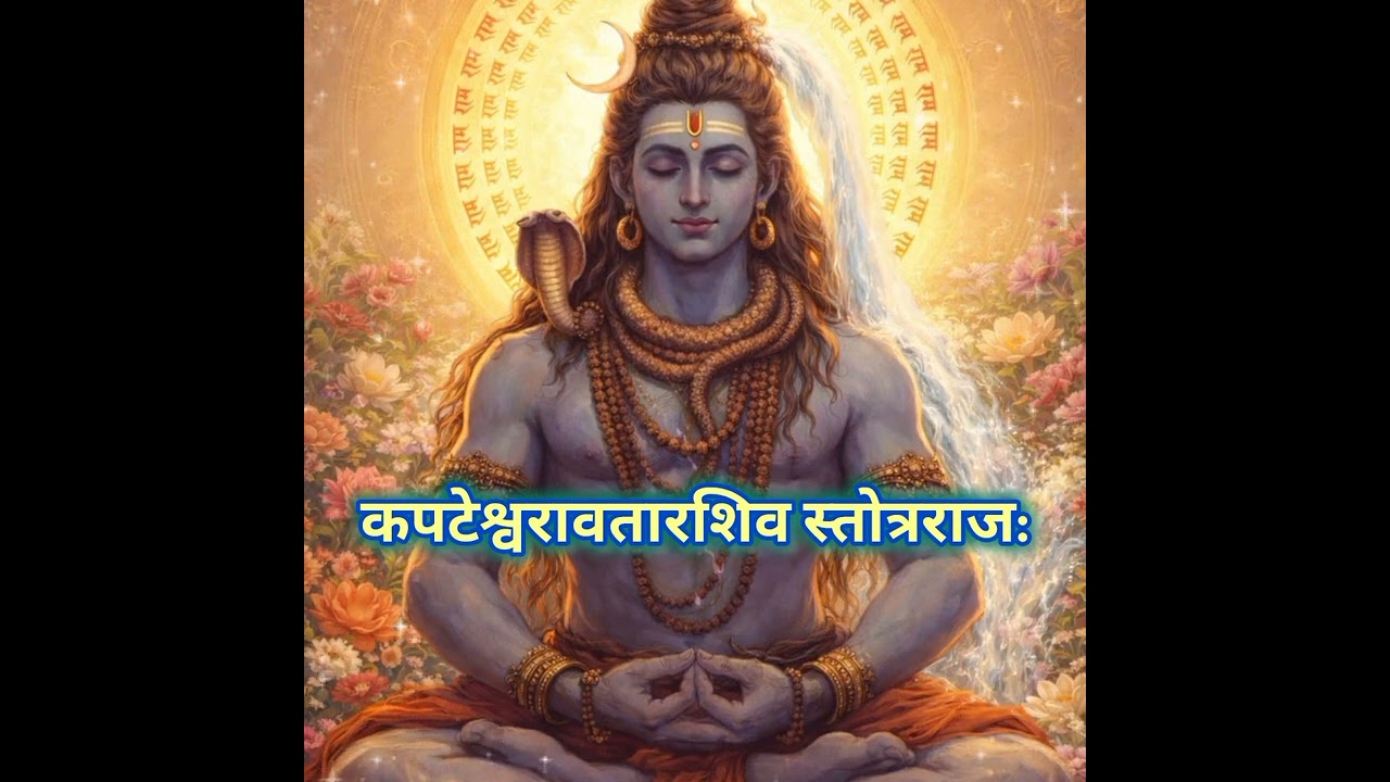 #कपटेश्वरावतार शिव स्तोत्रराज:/🌼🕉️🌿🌙🔱