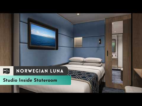 Norwegian Luna Studio Inside Stateroom walkthrough tour