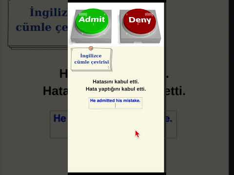 Türkçe İngilizce cümle