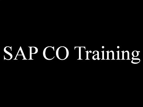 SAP CO Training