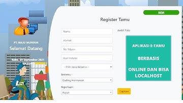 Cara Instal Aplikasi E-Tamu di Localhost