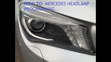 Mercedes benz headlight programming [MERCEDES CLA 2013] Ryan
